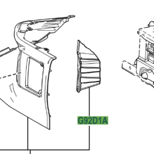 Toyota Corolla 2019- Battery Intake Duct No,1