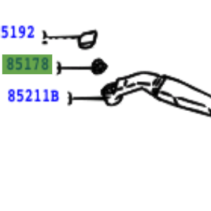 Toyota Corolla 1997-2001 Nut For Front Wiper Arm Setting