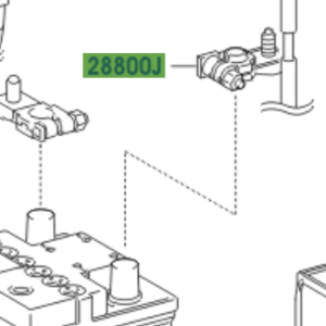 Toyota Aygo 2005-2014 Terminal, Battery Negative