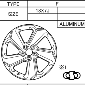Toyota Rav4 2018- Alloy Wheel 18"