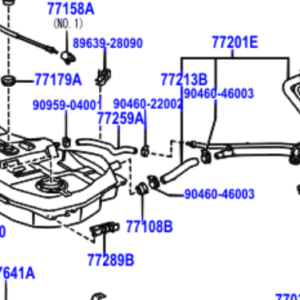 Toyota Corolla Verso 2004-2009 Fuel Filler Pipe