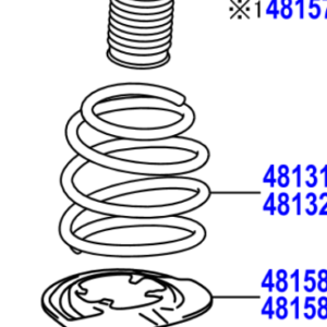 Toyota Auris/Hybrid 2012-2018 Front Coil Spring