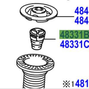 Toyota Auris/Hybrid 2012-2018 Bumper, Front Spring