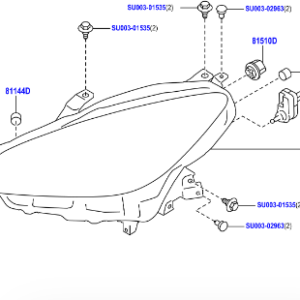 Toyota GR86 2022- Headlamp Unit LH