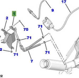 Toyota Proace 2016- Differential Pressure Sensor