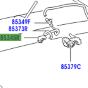 Toyota Prius 2009-2015 Rear Washer Nozzle
