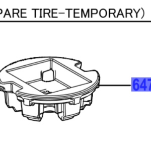 Toyota Yaris 2020- Cushion, Spare Wheel
