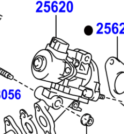 Toyota Prius 2009-2015 EGR Valve Assy