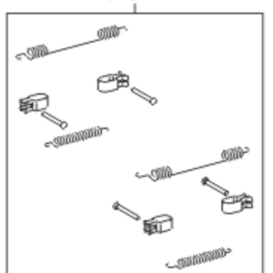 Toyota Yaris 2005-2011 Rear Brake Spring Kit