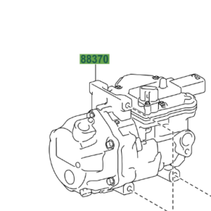 Toyota Yaris/Hybrid 2014-2020 Compressor Assy, W/Motor