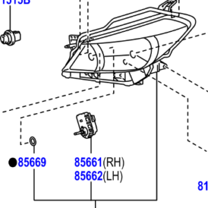 Toyota Vitz 2010-2020 Headlamp Unit LH