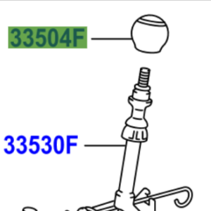 Toyota Yaris/Hybrid 2011-2014 Gear Knob Assy