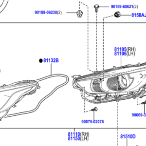 Toyota Yaris 2020- Headlamp Assy RH