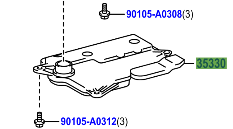 Toyota Tacoma 2004- Strainer Assy, Valve Body Oil