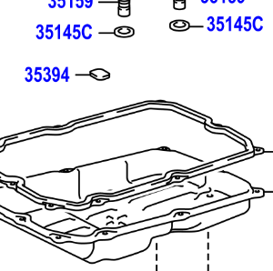 Toyota Tacoma 2004- Automatic Transmission Oil Pan Gasket