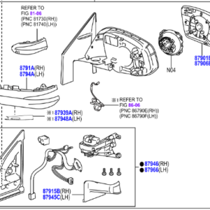 Toyota Rav4 2012-2019 Wing Mirror Unit RH