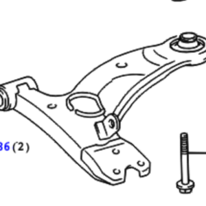 Toyota Rav4 2000-2005 Front Lower Suspension Arm LH