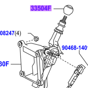 Toyota Verso 2009-2017 Gear Knob Sub-Assy