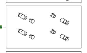Toyota Yaris/Hybrid 2014-2020 Pin Kit, Rear Disc Brake Cylinder Slide