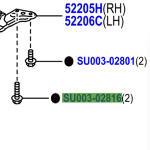 Toyota GT86 2012-2016 Bolt FLG 10X50