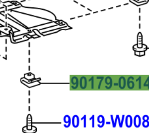 Toyota Yaris 2005-2011 Nut 90179-06147