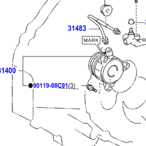 Toyota Urban Cruiser 2009-2016 Cylinder Assy, Clutch Release W/Bearing