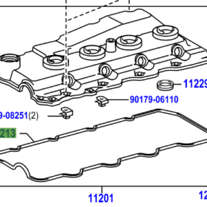 Toyota Land Cruiser 120 2002-2009 Cylinder Head Cover Gasket