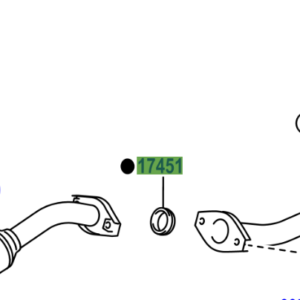 Toyota IQ 2008-2014 Exhaust Pipe Gasket 17451-23043