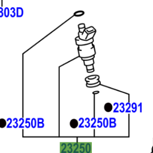 Toyota Land Cruiser 120 Pardo 2002-2009 Fuel Injector Assy