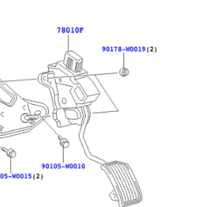 Toyota Aygo 2005-2014 Accelerator Pedal Assy