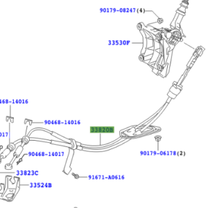 Toyota Auris/Corolla 2006-2012 Transmission Control Cable