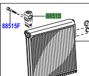 Toyota Hilux 2015-2021 Cooler Expansion Valve