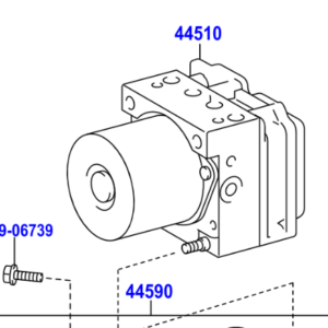 Toyota Avensis 2008-2018 Actuator Assy, Brake