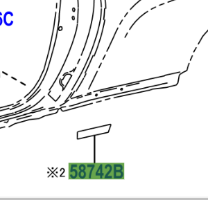 Toyota Yaris GR 2020- Quarter Panel Protector LH