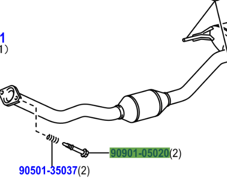Toyota Rav4 2005-2012 Washer Based Bolt 90109-W0005