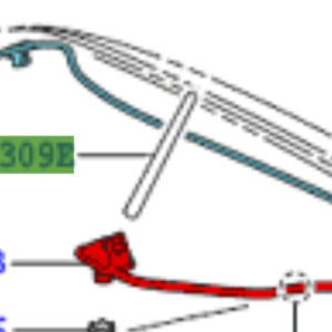 Toyota IQ 2008-2014 Pole Sub-Assy, Roof Antenna
