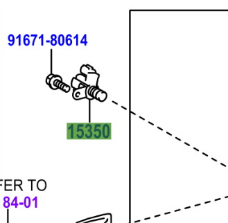 Toyota Yaris/Hybrid 2011-2014 Oil Pressure Switching Valve Assy