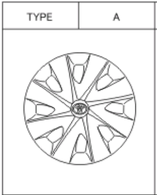 Toyota Yaris/Hybrid 2011-2014 Wheel Hub Cap Type A