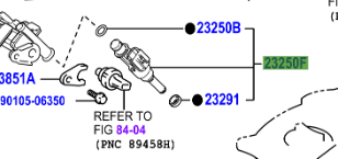 Toyota Rav4 (2019-2020) Fuel Injector