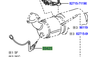 Toyota Hilux 2011-2015 Oxygen Sensor Bank 1