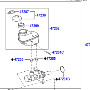 Toyota Rav4 2005-2012 Brake Master Cylinder