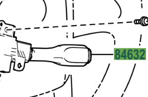 Toyota Prius PHV Cruise Control Stalk 2021