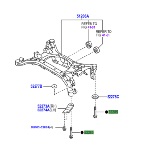 Toyota GT86 2012-2022 Subframe Bolt