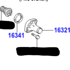 Toyota Yaris (JPP) 2005-2011 Thermostat Housing and Gasket