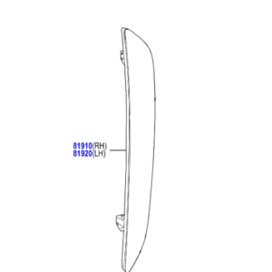 Toyota Aygo X 2022-Present Reflector Assy, Reflex, RH