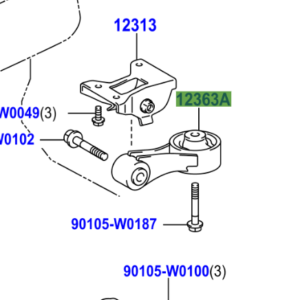 Toyota Aygo 2005-2014 Rear Engine Mount