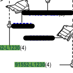 Toyota RAV4  2005-2012 Subframe Bolts