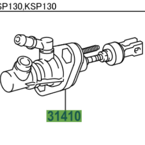 Toyota Yaris 2011-2014 Clutch Master Cylinder