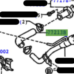 Toyota Hiace Van 1995-2011 Fuel Pipe