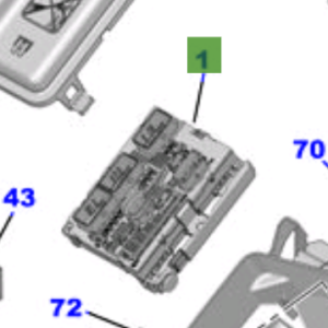 Toyota Proace 2013-2016 Fuse Box